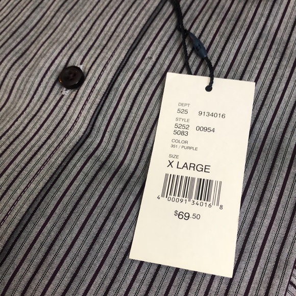 NEW WITH TAGS - Mens XL Dress Shirt. - Picture 3 of 3